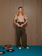 <b> Ghospell </b> Rita Check Zip Top