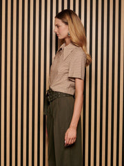 <b> Ghospell </b> Rita Check Zip Top