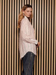 <b> Ghospell </b> Zetta Textured Shirt