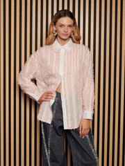 <b> Ghospell </b> Zetta Textured Shirt
