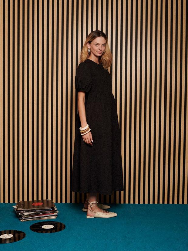 <b> Ghospell </b> Domi Jacquard Midi Dress