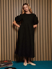 <b> Ghospell </b> Domi Jacquard Midi Dress
