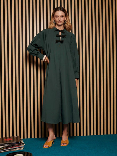 <b> Ghospell </b> Fifer Midi Dress