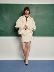 <b> Ghospell </b> Soliha Fringe Jacket