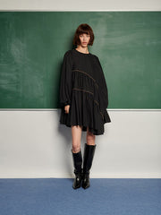 <b> Ghospell </b> Angela Trim Mini Dress