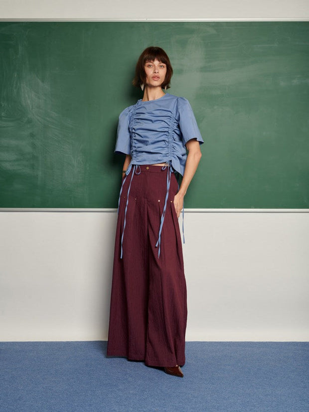 <b> Ghospell </b> Kiraz Pleated Trousers