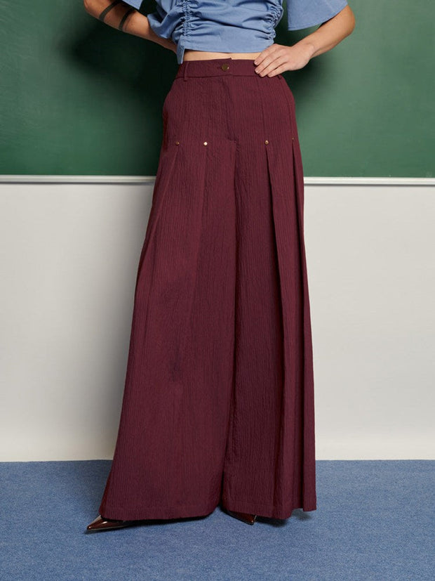 <b> Ghospell </b> Kiraz Pleated Trousers
