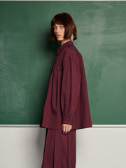 <b> Ghospell </b> Kiraz Pleated Shirt