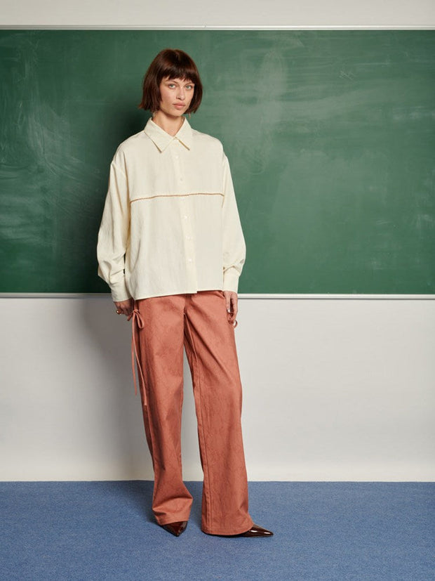 <b> Ghospell </b> Angela Trim Shirt