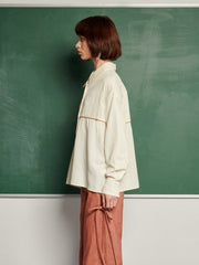 <b> Ghospell </b> Angela Trim Shirt