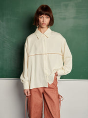 <b> Ghospell </b> Angela Trim Shirt