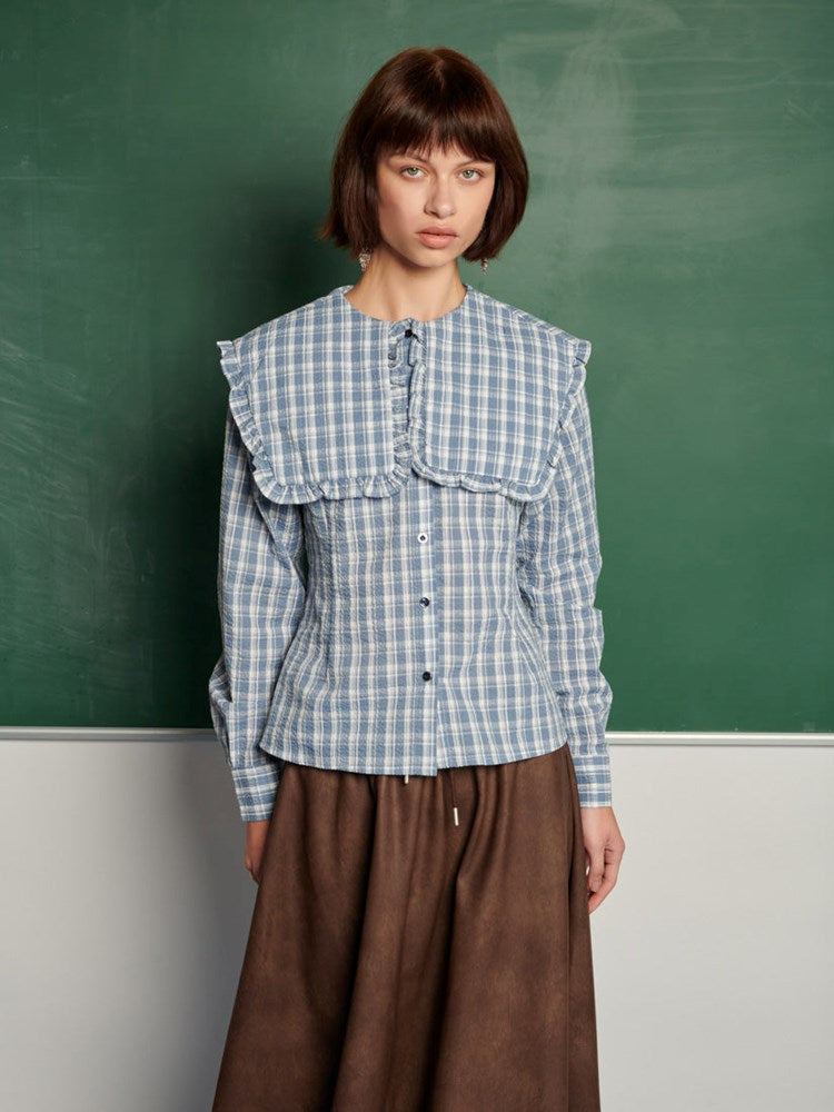 Ghospell Esra Check Blouse – Sister Jane