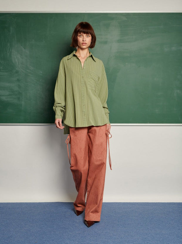 <b> Ghospell </b> Koa Striped Shirt