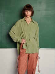 <b> Ghospell </b> Koa Striped Shirt
