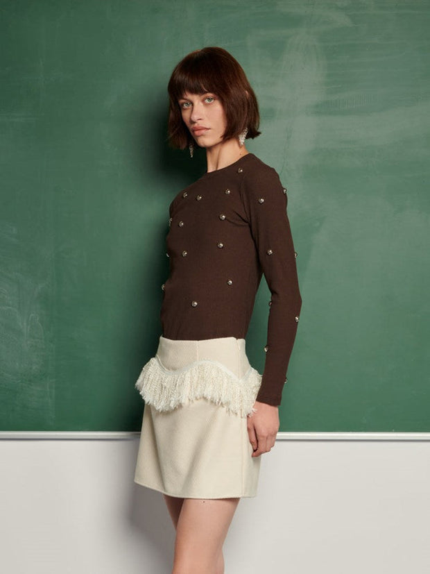 <b> Ghospell </b> Enid Long Sleeve Top