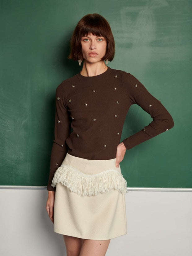 <b> Ghospell </b> Enid Long Sleeve Top