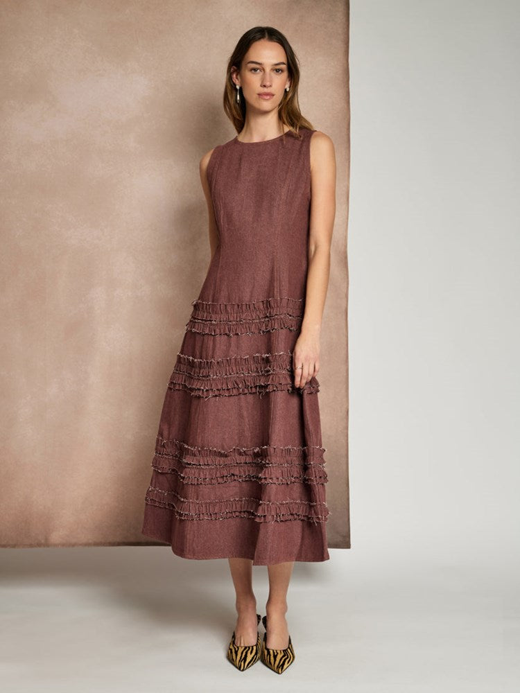 <b> < b> Minka Midi Dress