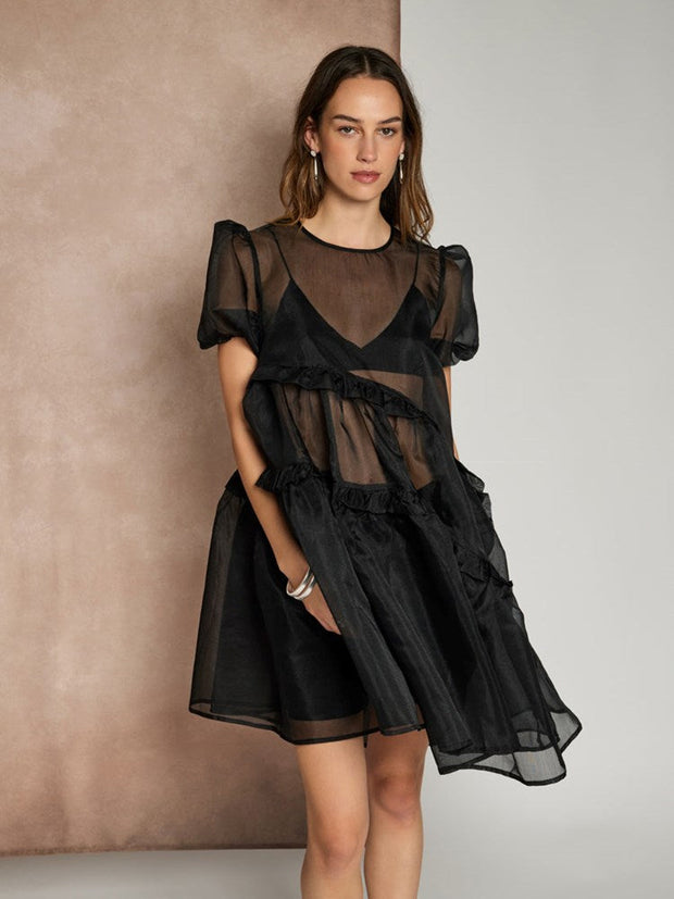 Ghospell Lennie Sheer Mini Dress – Sister Jane