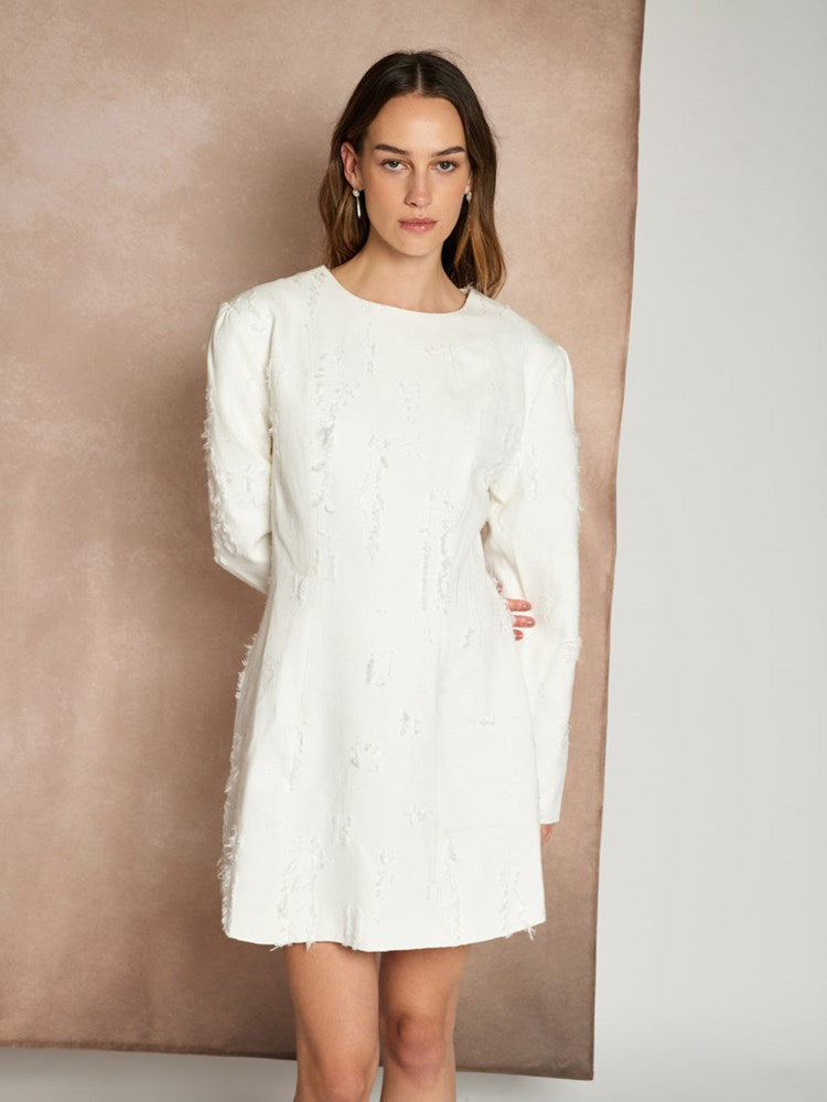 <b> < b> Solace Shaped Mini Dress