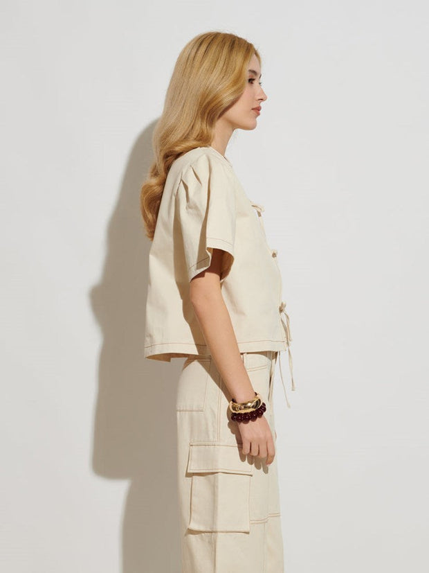 Ghospell Asma Wrap Top – Sister Jane