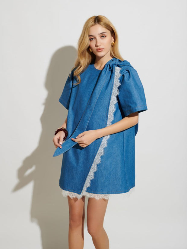 Ghospell Elena Denim Mini Dress – Sister Jane