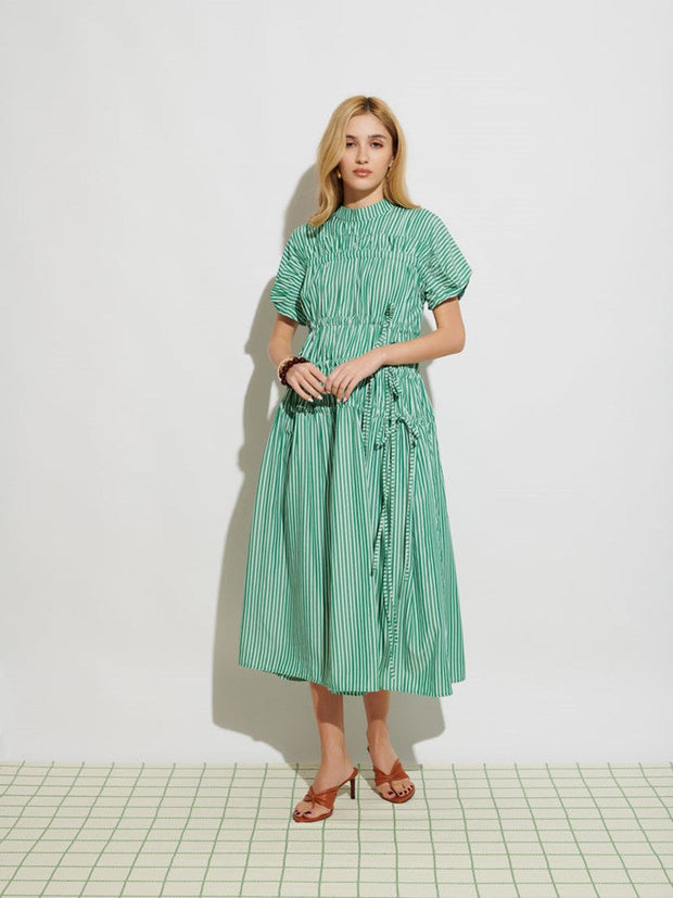Ghospell Neva Striped Midi Dress – Sister Jane