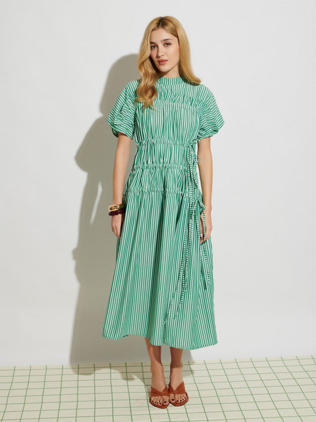Ghospell Neva Striped Midi Dress – Sister Jane
