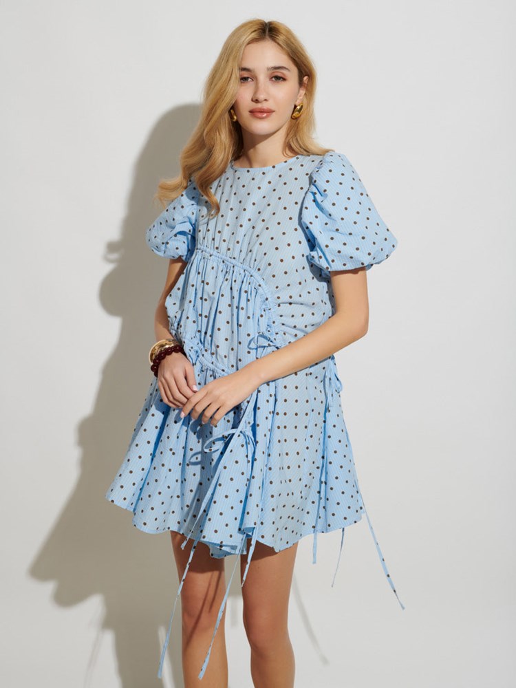 Ghospell Farah Polka Dot Mini Dress – Sister Jane