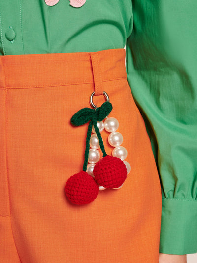 Esperanza Crochet Charm Cherry Red / Z