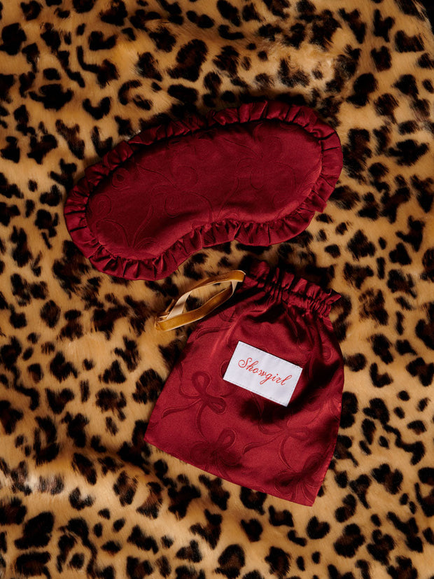 Dita Bow Eye Mask Opera Red / Z