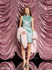 <b>DREAM</b> Starlight Faux Fur Shawl Baby Pink / Z