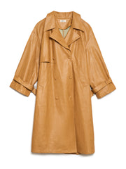<b>Ghospell</b> Alexa PU Trench Coat