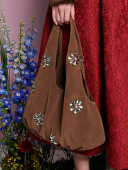 Budding Jewel Bag Chocolate Brown / Z