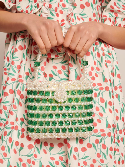 Esmeralda Beaded Bag Emerald Green / Z