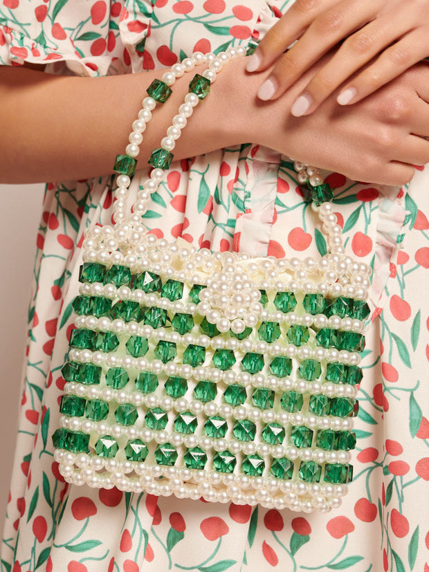 Esmeralda Beaded Bag Emerald Green / Z