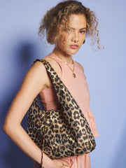 Brooke Jacquard Bag Leopard Tan / Z