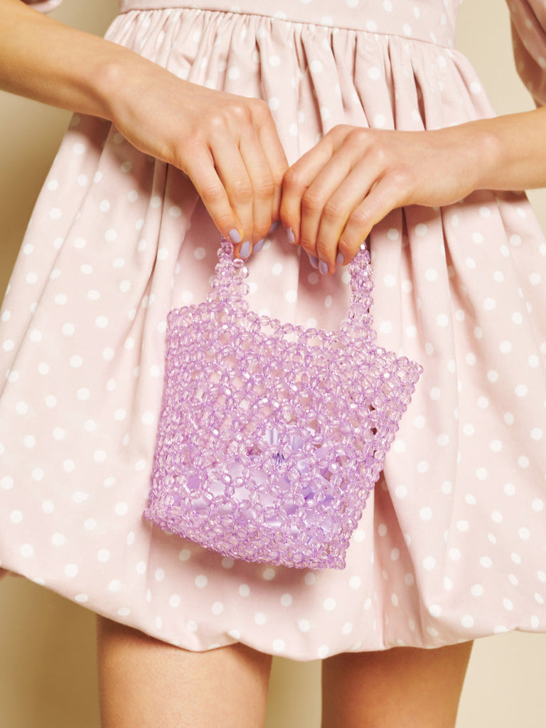 The Garden Atelier Wisteria Bead Bag