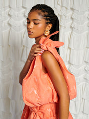 <b>DREAM</b> Tangerine Jacquard Mini Bag