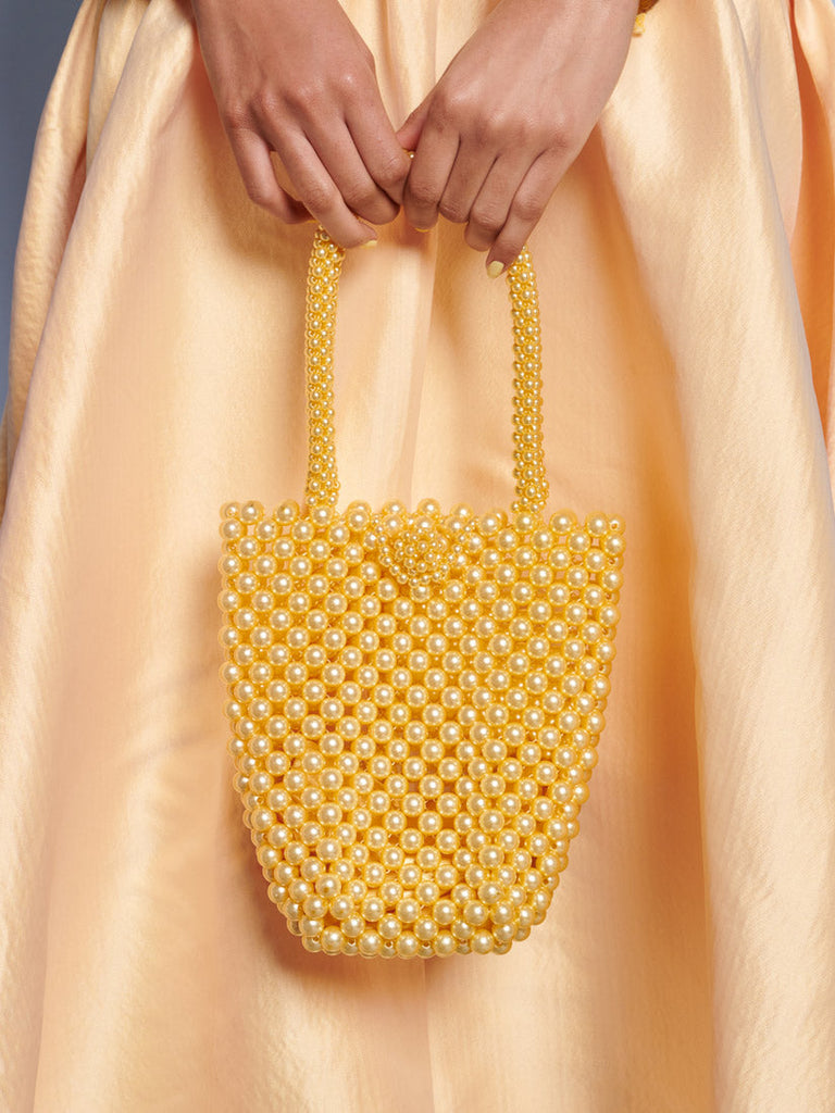 DREAM Ochre Bead Bag – Sister Jane
