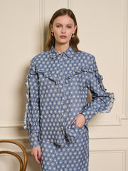 Daisy Denim Pearl Shirt