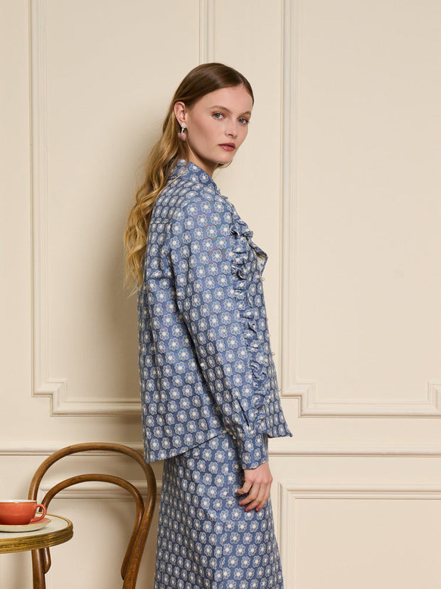 Louis Vuitton Silk Blend Pyjama Shirt
