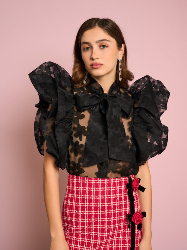 Dahlia Organza Top