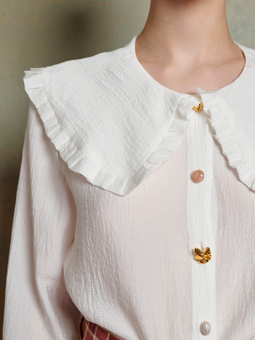 Royale Mixed Button Blouse – Sister Jane