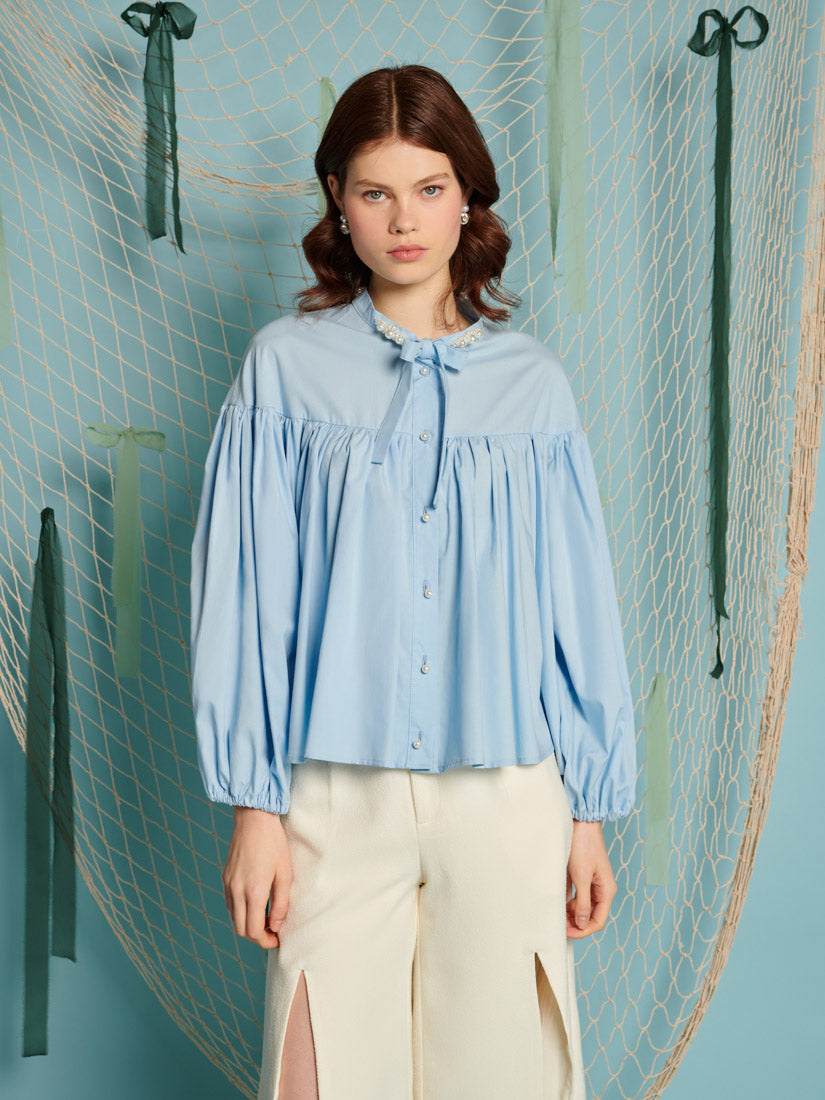 Seashell Pearl Blouse