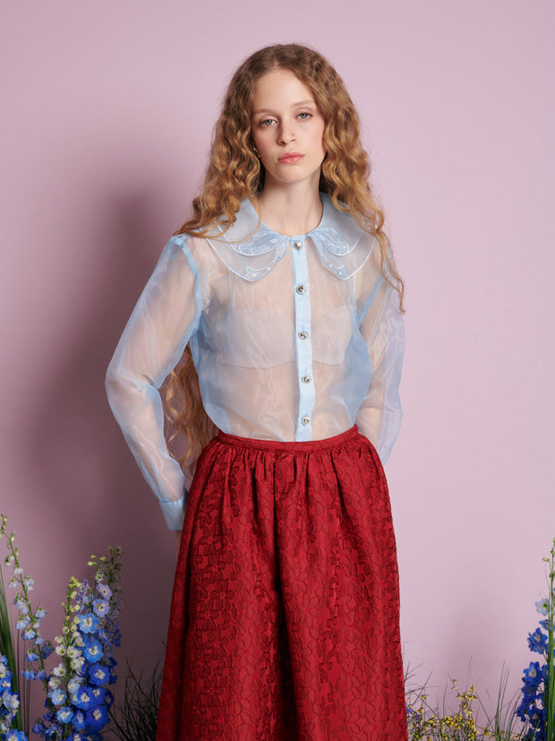 Chicory Blouse Baby Blue / Z