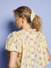 Lake Breeze Floral Top Pastel Yellow / Z