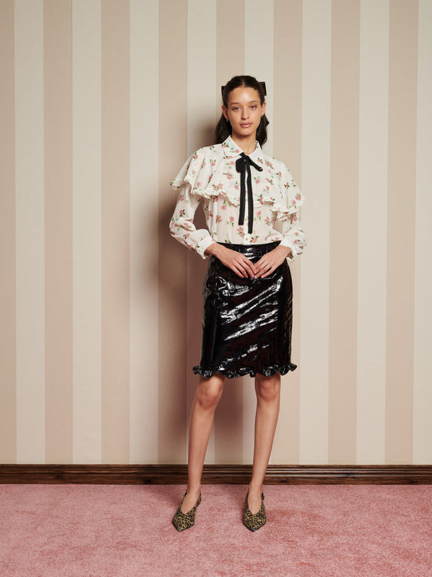 Bay Flora Cape Blouse