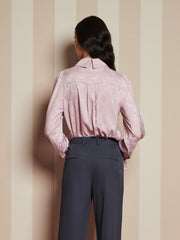 Bow Touch Ruffle Blouse Mauve, Lilac / Z
