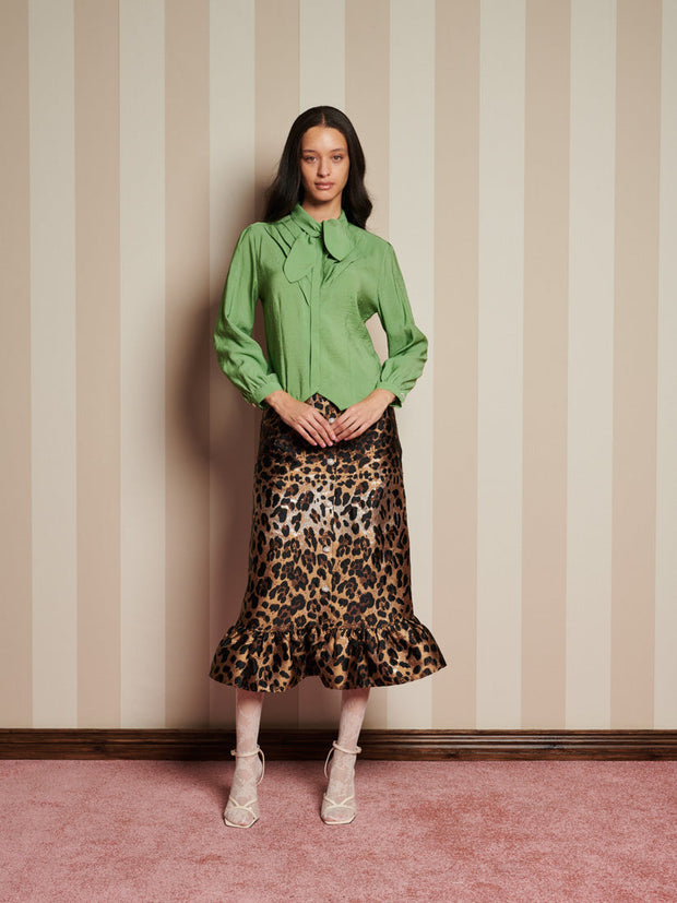 Paper Pleat Blouse