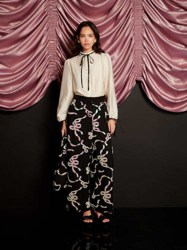 Encore Trim Blouse